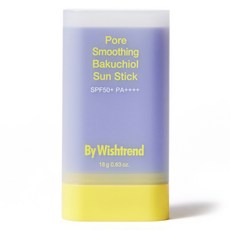 By Wishtrend 毛孔細緻補骨脂酚防曬棒 SPF50+ PA++++, 18g, 1個