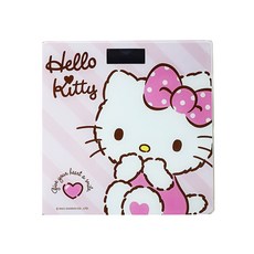 Hello Kitty 凱蒂貓 數位電子體重計/體重機/電子秤 粉色甜心 可愛造型, 1個