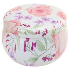 迷你尺寸茶蠟燭台收納盒 設計16, 無香, 1個, 65g