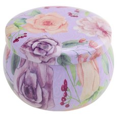 迷你尺寸茶蠟燭台收納盒 設計17, 無香, 1個, 65g