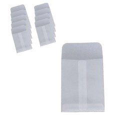 All-High 多用途半透明描圖紙信封 明信片照片小卡包裝袋 中型, 單一顏色, 10個
