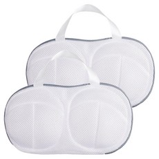 Royhome 高級附提把內衣洗衣袋, 2個, 灰色