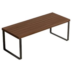 마켓감성 주방 스토리지 받침대, 월넛 블랙프레임, 1개