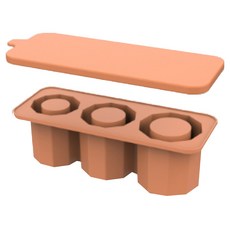 保冷瓶製冰盒 橘色, 1個