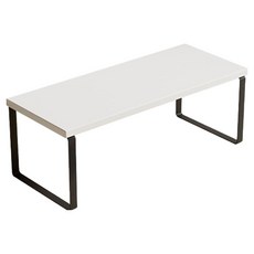 마켓감성 주방 스토리지 받침대, 화이트 블랙프레임, 1개