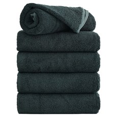 TowelToktok 高級飯店毛巾 200g 30支 竹纖維紗, 5個, 灰色