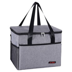 B2WIN 保冷野餐軟式保冷袋 A型, 灰色, 10L