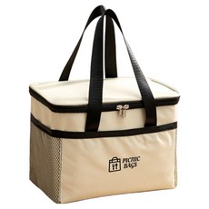 B2WIN 保冷野餐軟式保冷袋 B型, 黑色, 8L