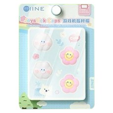 이이네 닌텐도 스위치 조이콘 아날로그 스틱커버, 구름과 꽃, 1개, l1015