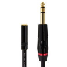 soltop 3.5mm 母 TO 5.5mm 公 TRS 立體聲 AUX 製作線材, 混合顏色, SOLTOP-1908(0.5m), 1個