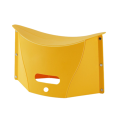 小板凳 攜帶式摺疊椅, 黃色, 4個