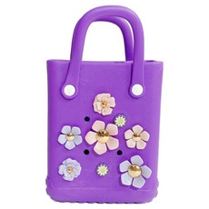 Mondspot 花朵配件 EVA DIY 游泳 沐浴 舒適包 YY57805, 紫色