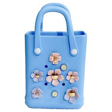 Mondspot 花朵配件 EVA DIY 游泳 沐浴 舒適包 YY57805, 藍色