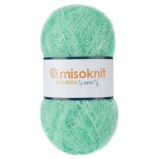 미소털실 펄 수세미실 80g, 42샤이니민트, 1개