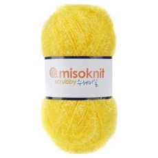 미소털실 펄 수세미실 80g, 22레몬, 1개