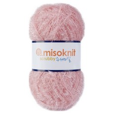 미소털실 펄 수세미실 80g, 40살구, 1개