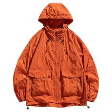 男士拉格蘭口袋輕量連帽風衣夾克 NR716