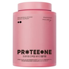 proteeone 蛋白質奶昔 草莓口味, 490g, 1個