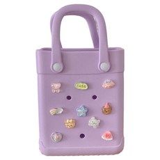 Monde Spot EVA 小熊配件 DIY 游泳沐浴舒適包 YY57809, 紫色