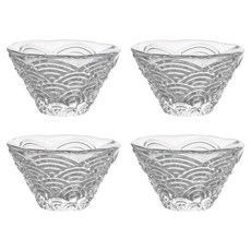 프렌치마르스 오리엔탈 클라우드 술잔 50ml, 투명, 4개