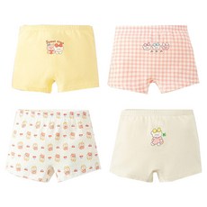 女童 Sweet Time 四角內褲4件組