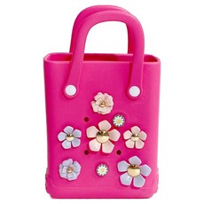 Mondspot 花朵配件 EVA DIY 游泳 沐浴 舒適包 YY57805, 桃紅色