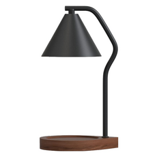 COCODOR 珂珂朵爾 可調光暖心木座融燭燈 15 x 13 x 27.5cm, 黑色