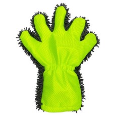 이지워시 빅핸드 셔닐 워시 글러브, 그린 + 그레이, 1개