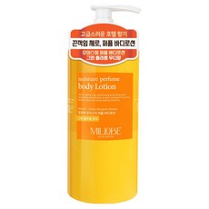 Millobe 保濕香氛身體乳 綠花木質香, 1個, 1L