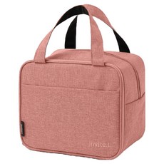 B2WIN 野餐便當袋, 大號 粉紅色, 1個