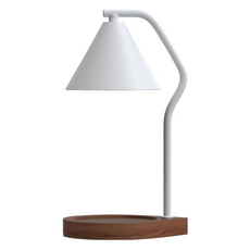 COCODOR 珂珂朵爾 可調光暖心木座融燭燈 15 x 13 x 27.5cm, 白色