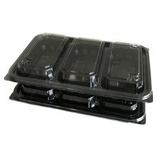 파미레 직사각 나눔 도시락 용기, 1개입, 2개