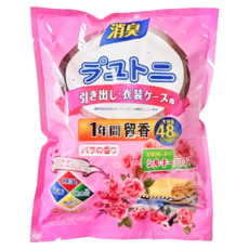小麥購物 除味芳香包 S377, 玫瑰花香, 66g, 4袋
