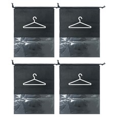 맙소샵 옷정리 대형 여행용 부직포파우치 고급형 HR872 4p