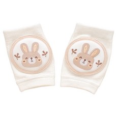 幼兒用Baby U網眼刺繡護膝 2入, 兔子, 1個
