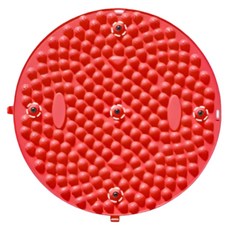 DITT 圓形腳底指壓按摩墊, 紅色, 1個