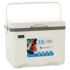 B2WIN釣魚用保冷箱溫度計型, 白色, 12L
