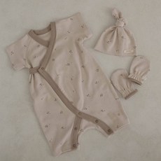 PEEKABOO 蘑菇新生兒包屁衣套裝