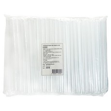 JC International 獨立包裝 珍珠奶茶吸管 透明 12 x 210 mm, 200個, 1入