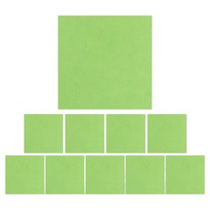 Uniart 4開 不織布, 10個, 淺綠色