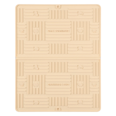 JUNBI 可折疊矽膠餐具瀝水墊 特大號 39.5cm x 49.5cm, 1個, 起司色, 1層