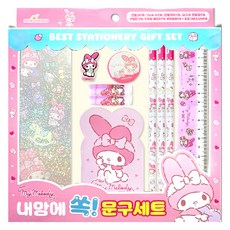 산리오 캐릭터 내맘에 쏙 문구세트, 1세트, 마이멜로디 핑크