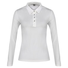 FERRA US 女款基本款彈性高爾夫長袖襯衫 ATS5FU5242