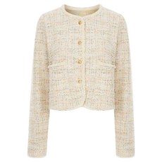 페이지플린 여성용 컬러믹스 트위드 자켓 P5AJK019C