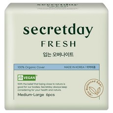 secretday FRESH 安睡褲, 中大碼, 6片, 1組