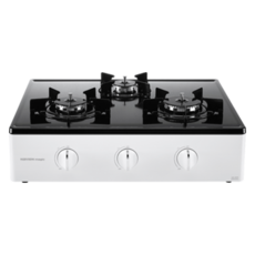 나비엔매직 가스레인지 3구 고객직접설치, GRF-6003PD(화이트), LPG