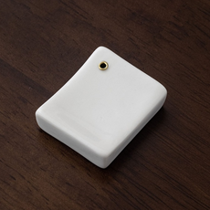 Toppia 便利金環方形線香座 孔徑2mm, 白色