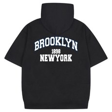 ILLUSO WD 特級雙面 Oversize 前後 1898紐約 短袖 連帽T恤