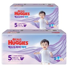 HUGGIES 好奇 Max Dry Air黏貼型尿布, 88片, 第5階段