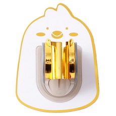 몬드스팟 귀여운 부착형 무타공 샤워기헤드 홀더 YY57786, 화이트